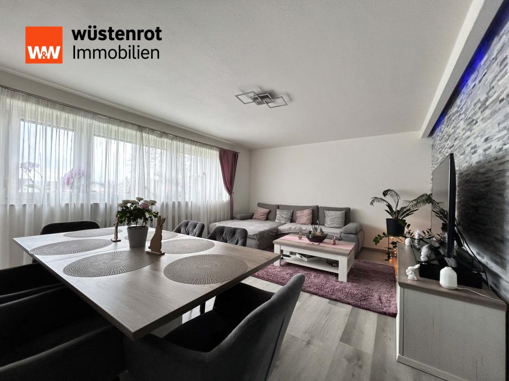 Das Wohnzimmer - genießen Sie im Essbereich gemeinsame Stunden mit Ihren Lieben