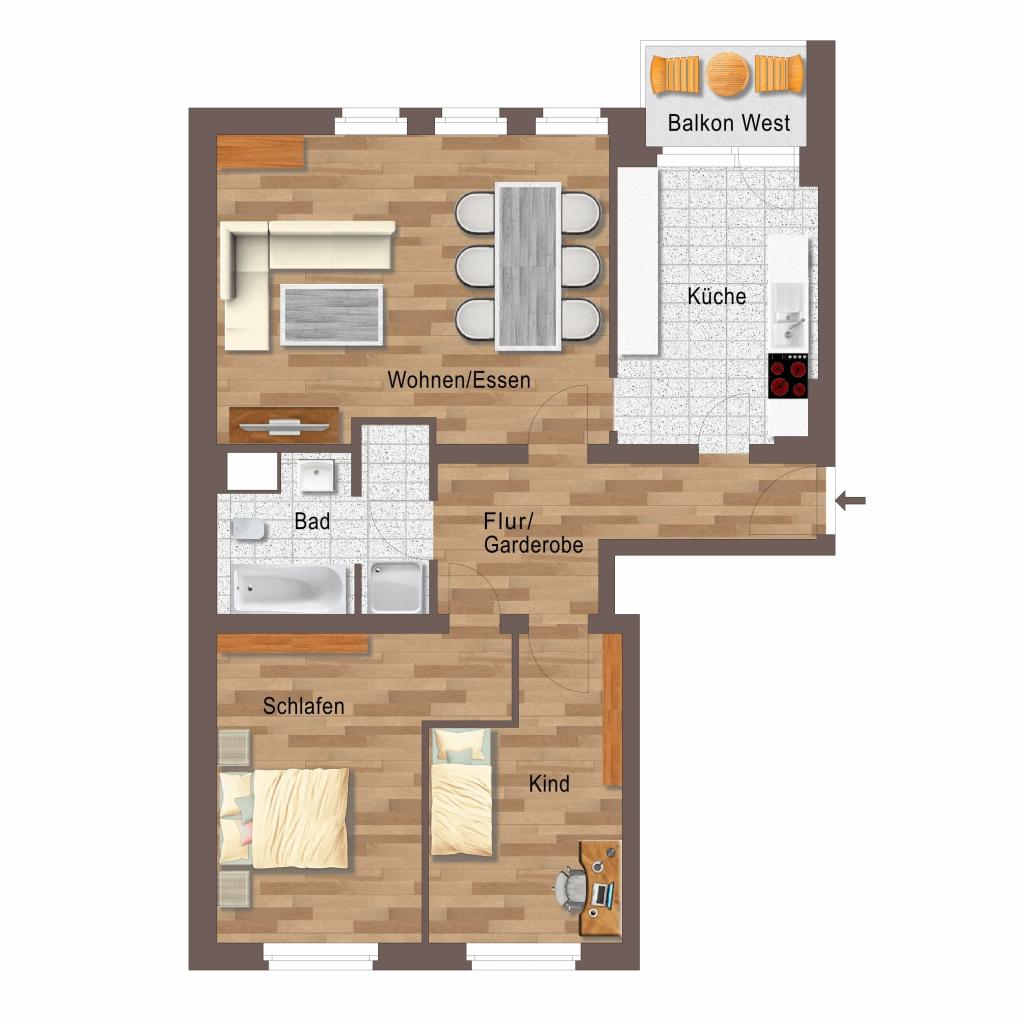 NEU: Familientraum am Reudnitzer Park! - Foto 4