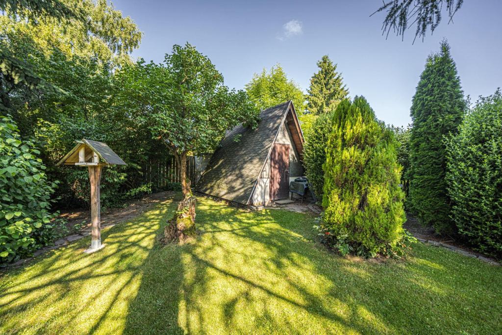 Leipzig - Wahren | Garten mit Finnhütte