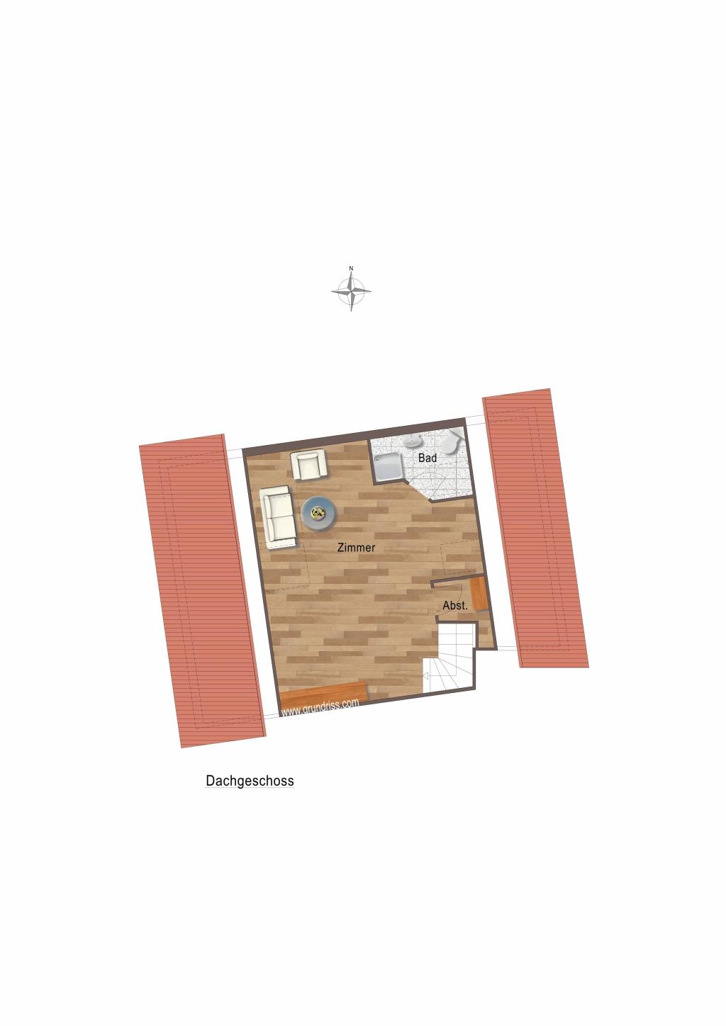 Leipzig - Volkmarsdorf | Grundriss obere Etage