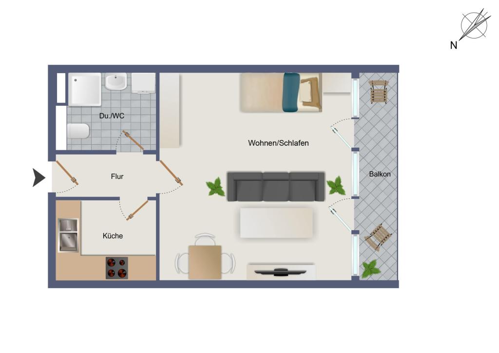 NEU: Urbanes Wohnen im Herzen von Leipzig – Stilvolle Wohnung im Zentrum-West! - Photo 3