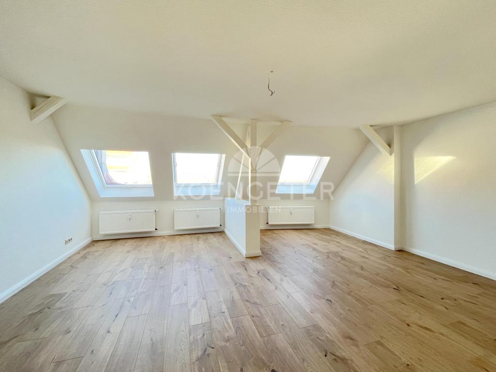 NEU: Viel Licht, viel Raum: Charmante Dachgeschosswohnung mit offener Küche in Leutzsch! - Photo 3