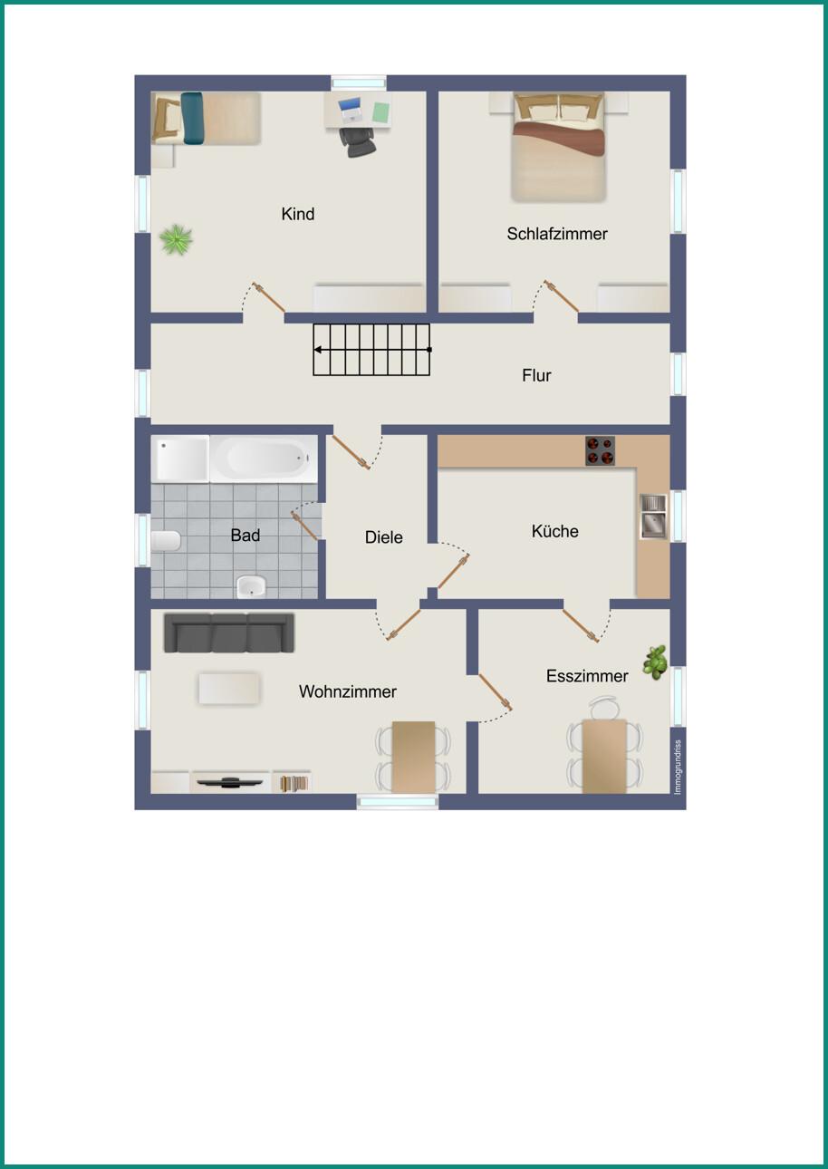 Grundriss Obergeschoss