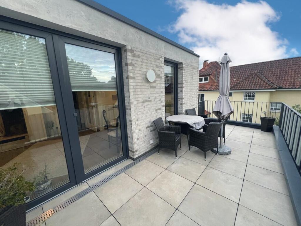 Sonnige Dachterrasse