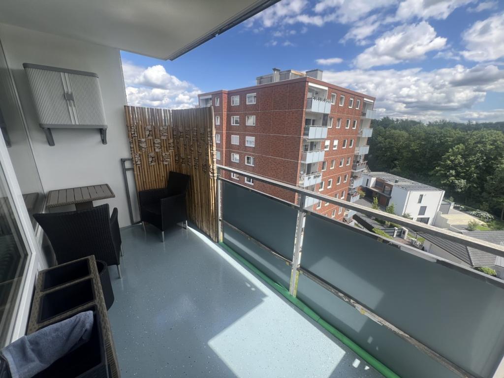 Überdachter Balkon