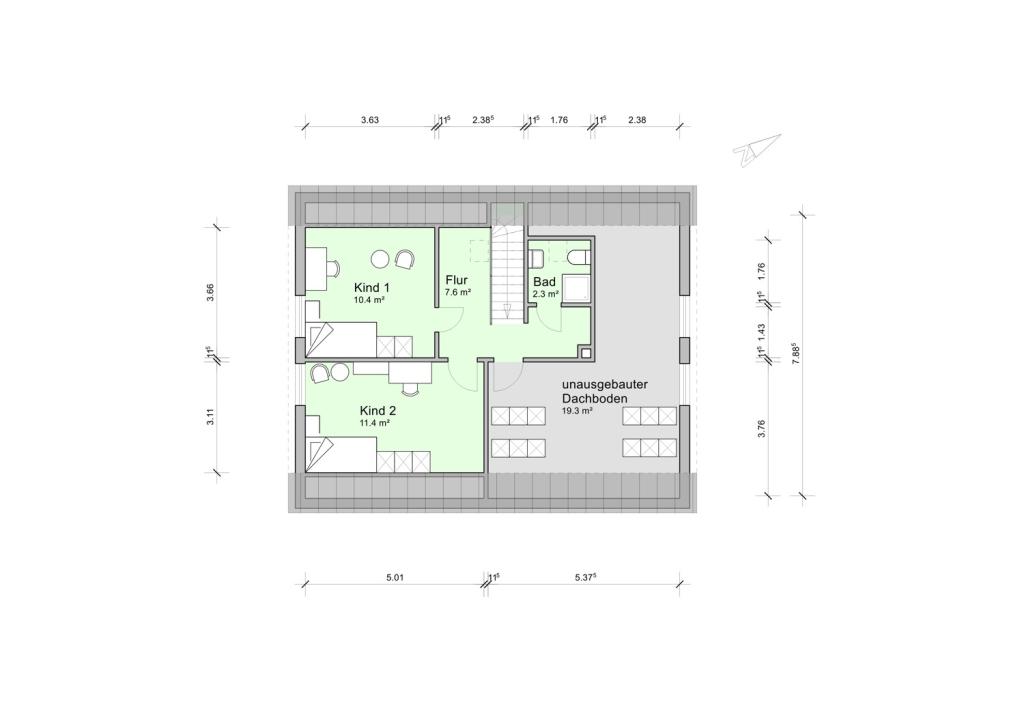 Grundriss DG