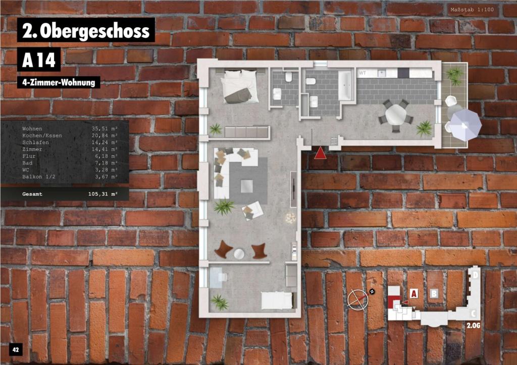 Großzügige 3-Zimmer-Wohnung mit PKW-Stellplatz und Balkon in bester Lage von Wilhelmshaven - Heppens - Foto 5
