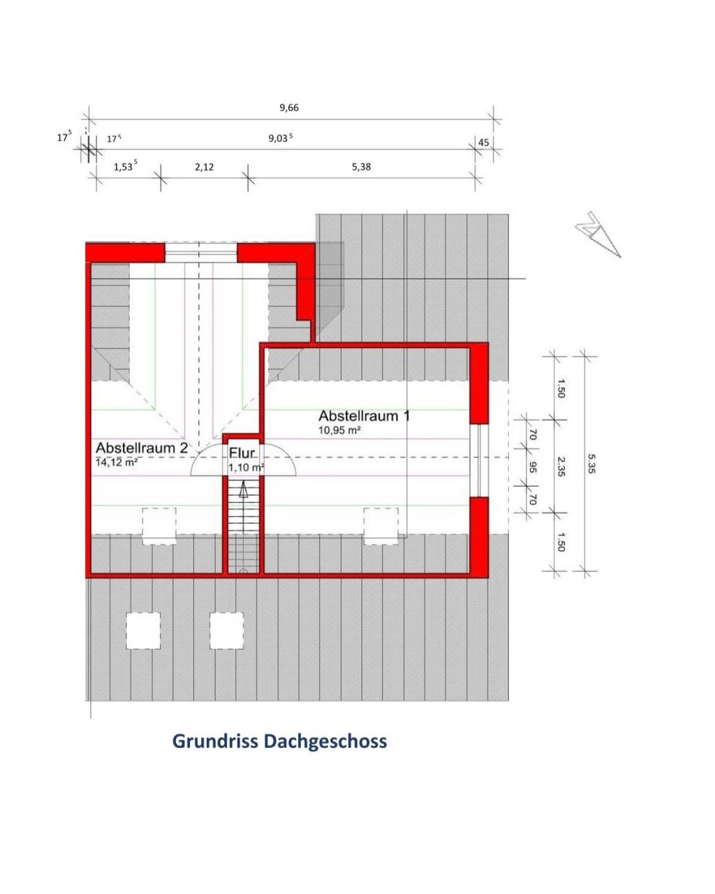 Grundriss Dachgeschoss
