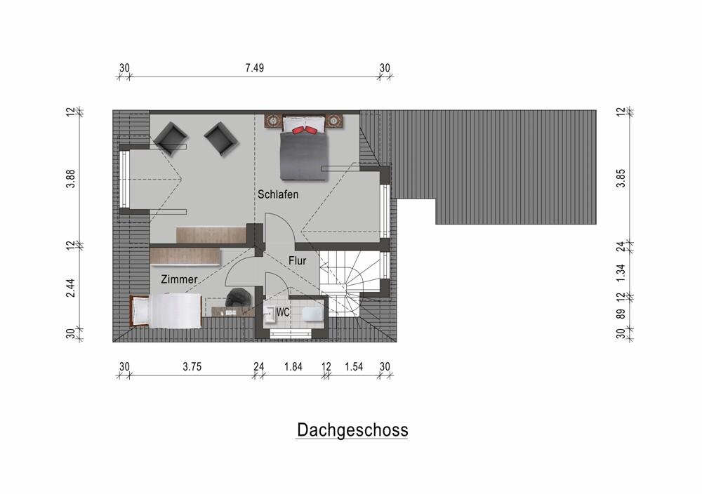 Grundriss DG