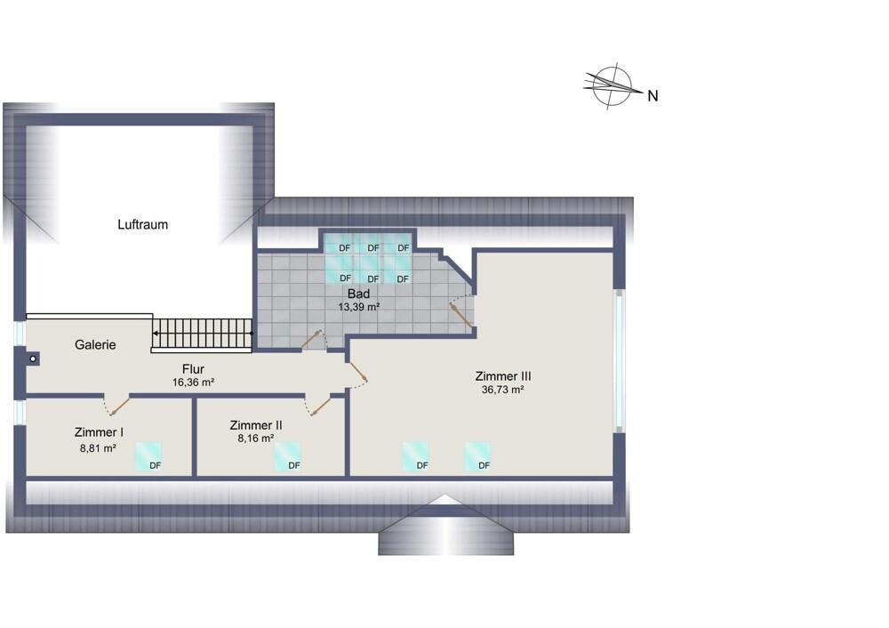 Grundriss Dachgeschoss