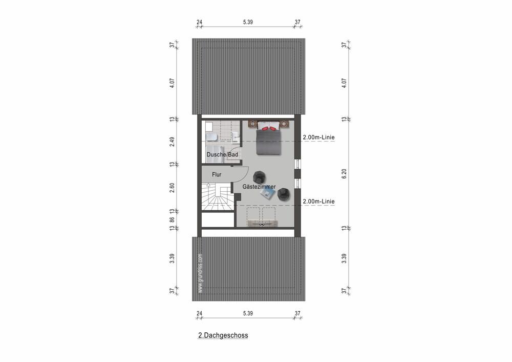 Grundriss 2. DG