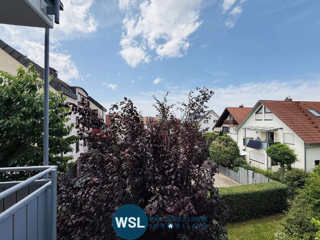Blick aus der Wohnung