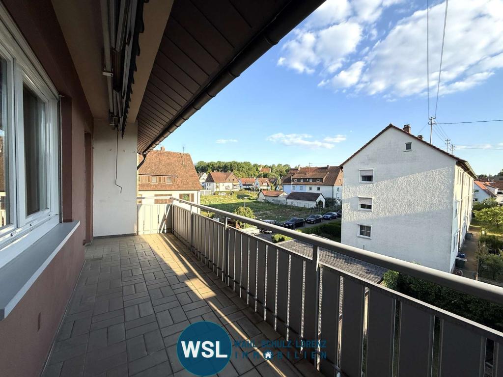 WHG 2. OG: Balkon an Küche u. SZ