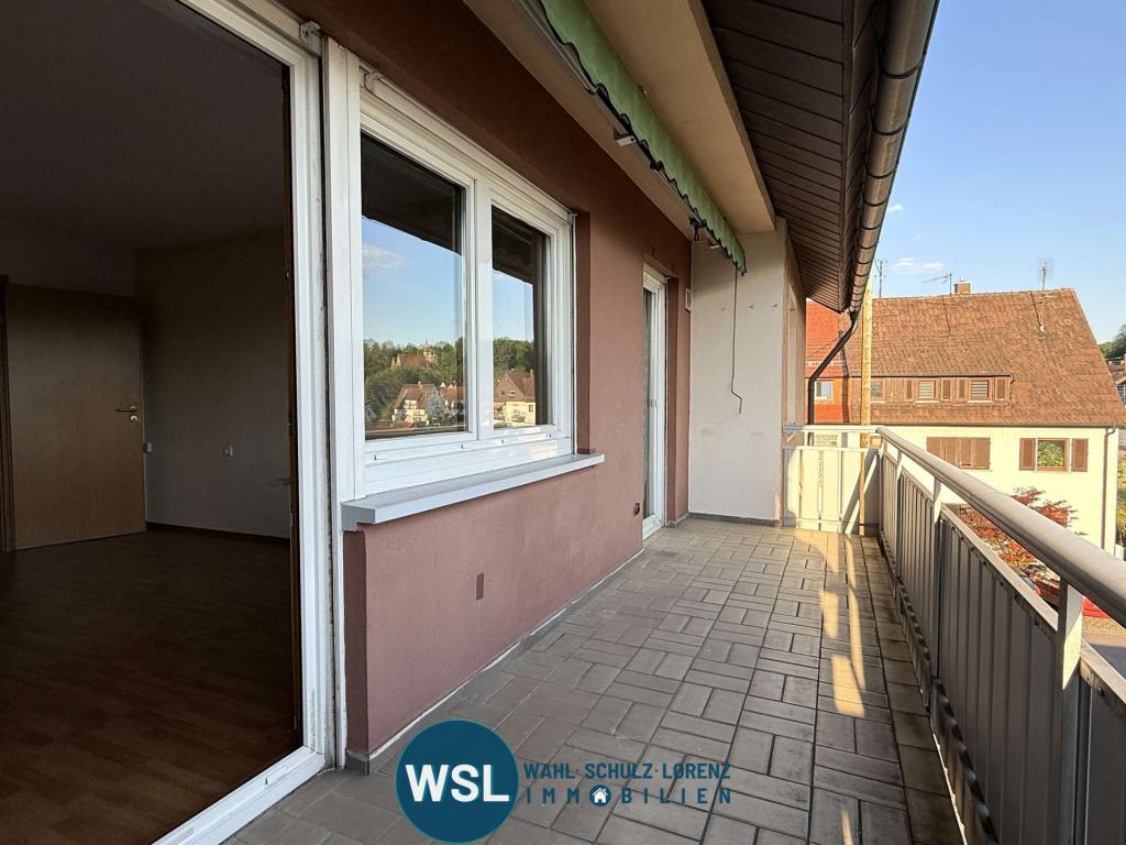 WHG 2. OG: Balkon an Küche u. SZ