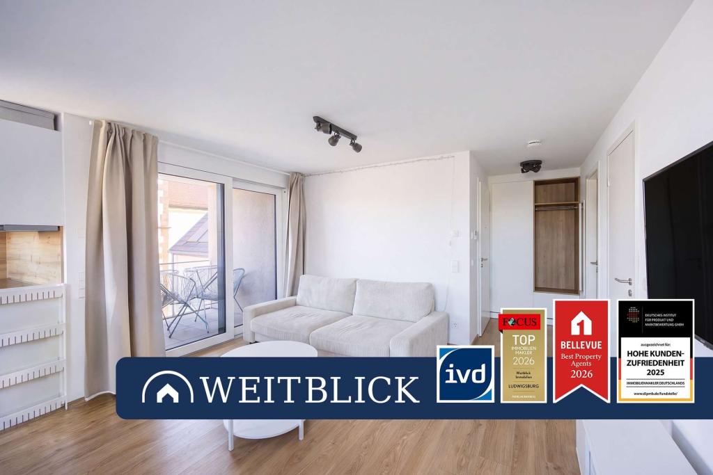 WEITBLICK: 2–Zimmer–Maisonette mit Arbeitsgalerie und Loggia - Foto 1