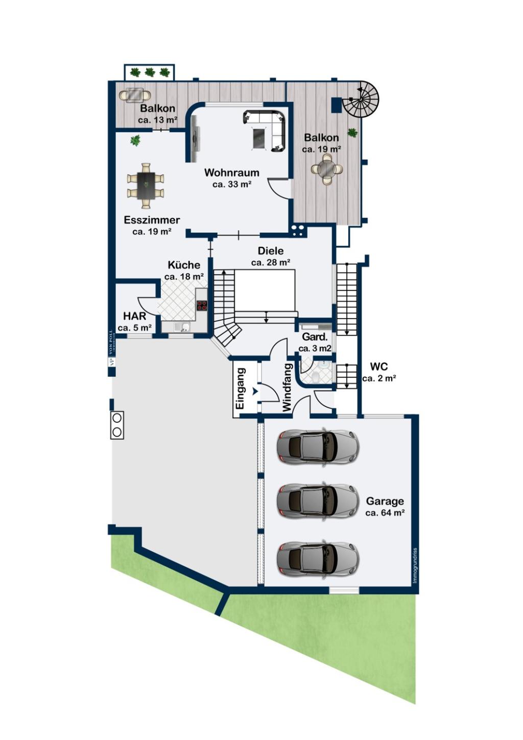 Grundriss Erdgeschoss