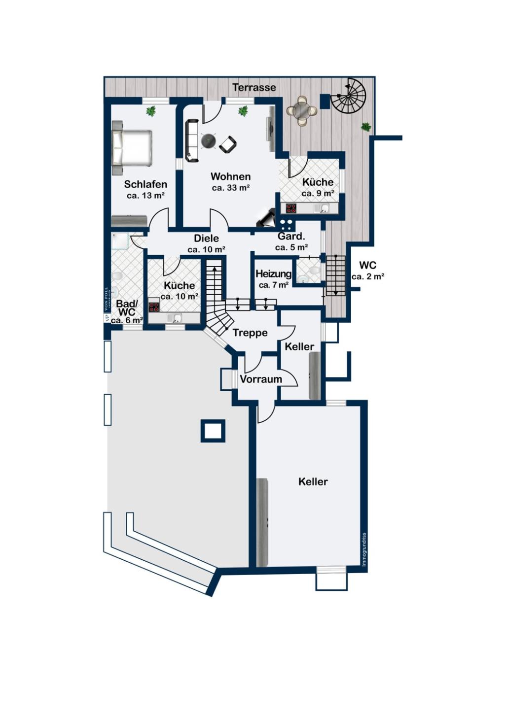 Grundriss Untergeschoss