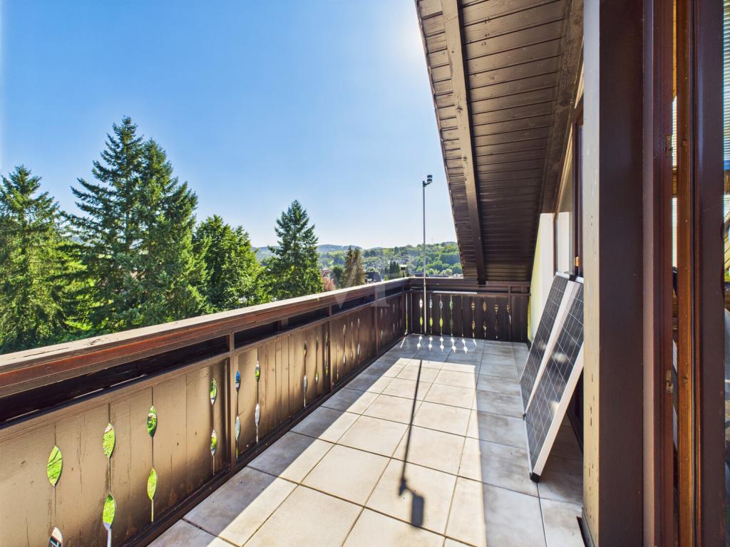 Balkon im Dachgeschoss