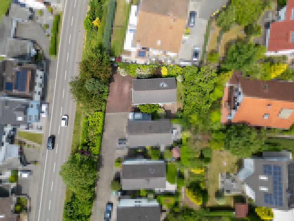 Vogelperspektive Grundstück mit Haus