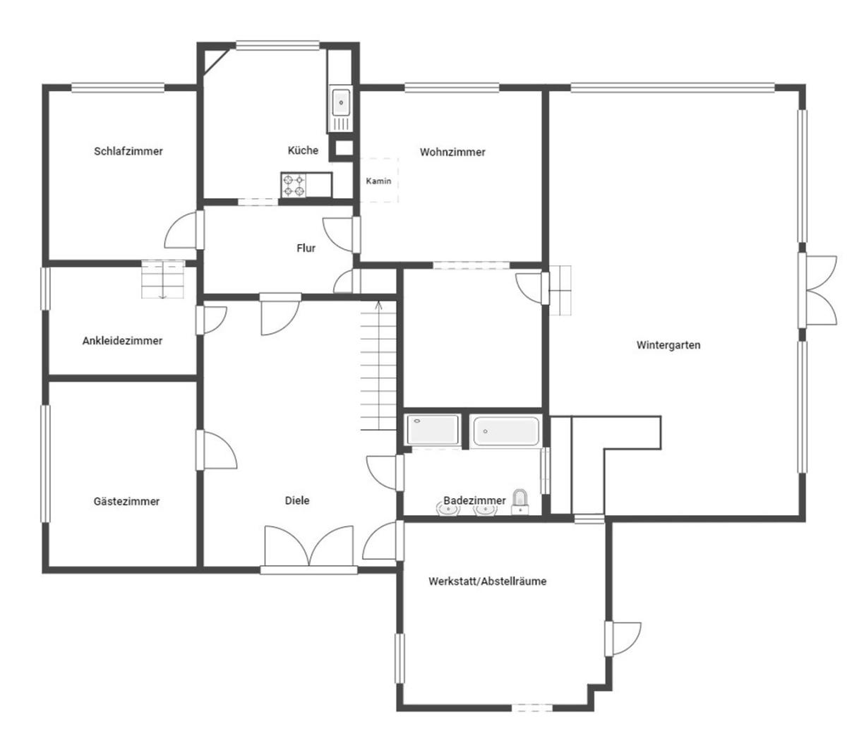 Immobilie in Pollhagen - Haus in Pollhagen mit Solar & Ausbaureserve - mit Solar auf dem Dach  - Bild 10