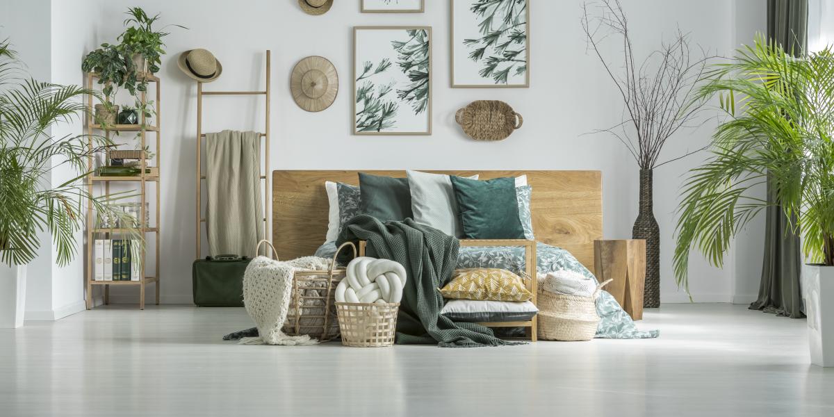 Schlafzimmerwand gestalten 9 tolle Ideen für die Wand hinterm Bett